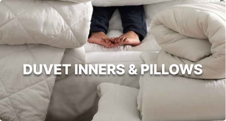 duvet inners and pillows