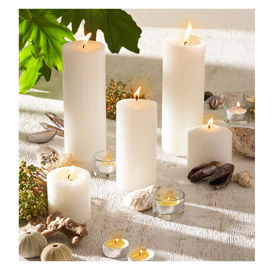 Shop all ceramic, glass and lantern candle holders. Included in this category is scented, pillar and standard candles