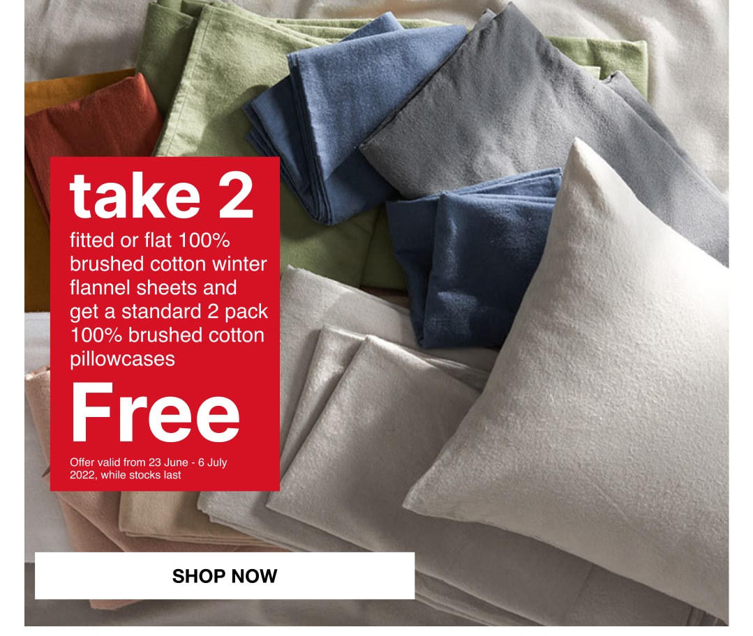 Shop pillowcase promo