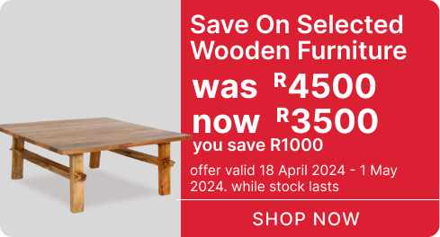 shop solid wood items promo