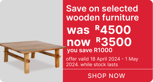 shop solid wood items promo
