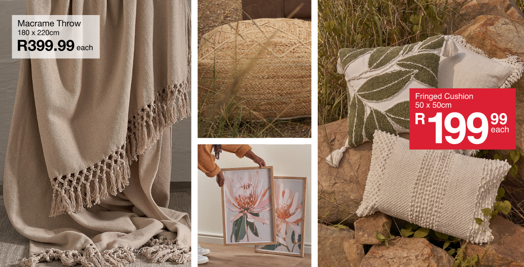 get cosy with nature decor collection