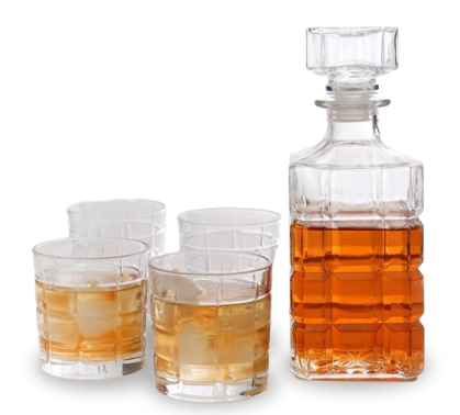 shop 5 Piece Whiskey Glass Set