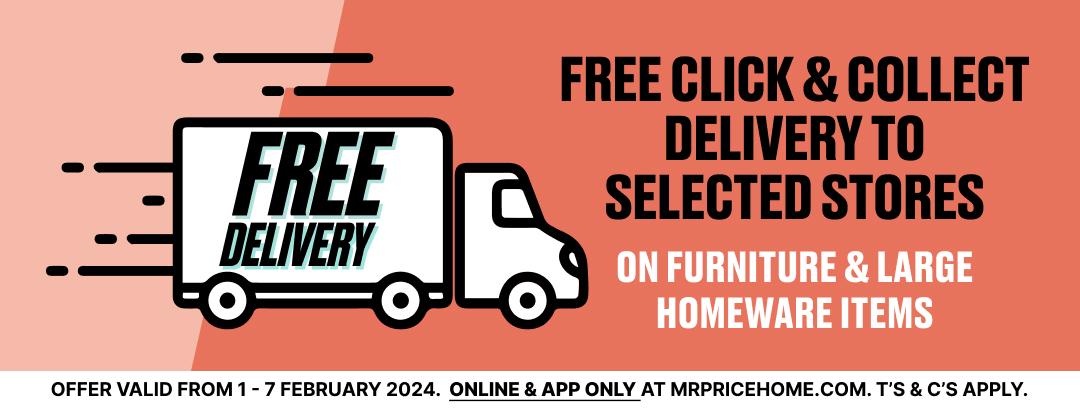 free delivery promo on large furniture items to a store