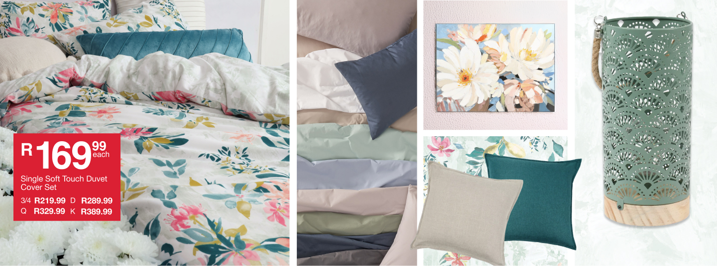 spring florals bedroom and lounge collection