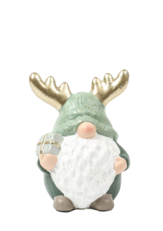 shop christmas reindeer santa statue