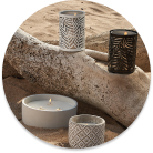 shop candles & candle holders