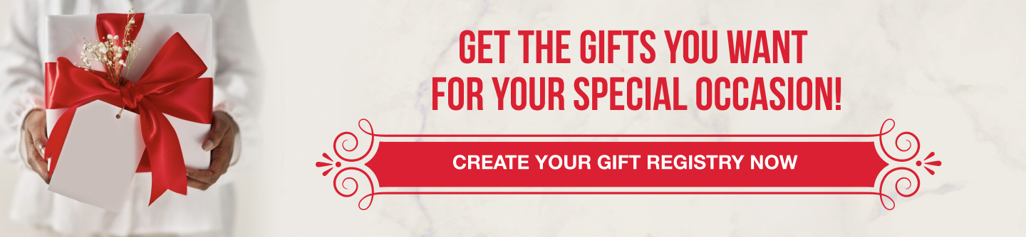 create a gift registry and share the love