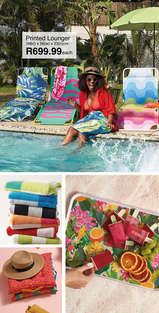 shop summer loading. summer towels and outdoor dining collection