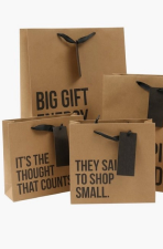 shop gift packaging promo