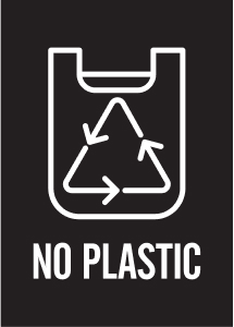 no plastic