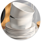 shop dinnerware, plates, bowls, side plates