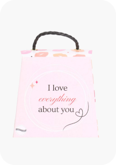 shop valentines hand bag treat box