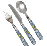 shop 3 piece rigby melamine cutlery set