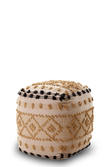 shop textured pouffe, pouffe