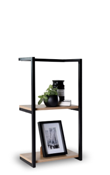 shop woood and metal wall mounted shelf