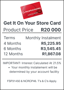 mr price money installment widget, buy the oscar modular sofa now over 4, 6 or 12 months