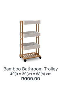 shop bamboo bathroom trolley, shop bathroom storage