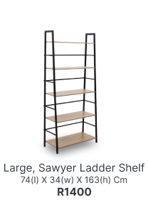 shop the large ladder shelf, shop shelving