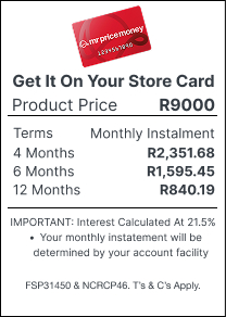 mr price money installment widget, buy the panama 3 seater sofa now over 4, 6 or 12 months.Get it on account