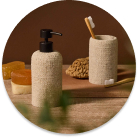 shop bathroom accessories, toilet brush, soap dispenser