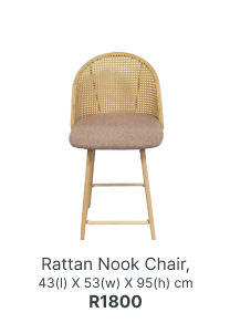 rattan nook chair, shop dining chairs