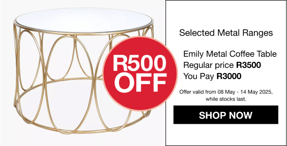 shop selected metal ranges promo