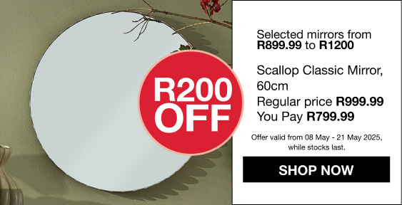 shop selected mirrors promo