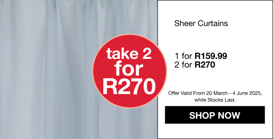 shop sheer curtains promo
