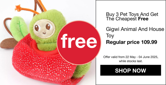 shop pet toys promo, pet toys on sale, buy 3 toys and get the cheapest free