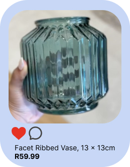 shop ribbed vase as seen on social
