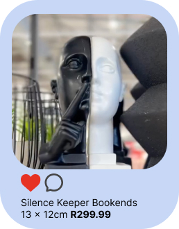 shop silece keeper bookends, as seen on social