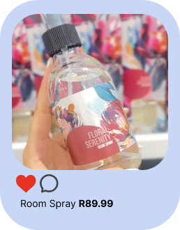 shop room spray, as seen on social