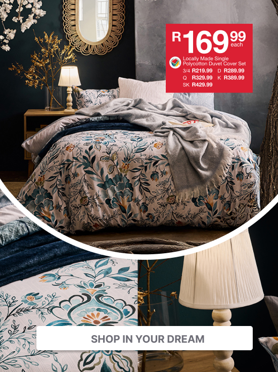 shop in your dreams, the perfect bedroom and duvet collection