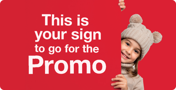 shop promos, this is your sign to go for promo