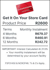 mr price money installment widget, buy the lilly console now over 4, 6 or 12 months