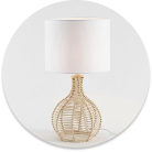 Brighten your home with statement lighting – from pendants to table lamps.