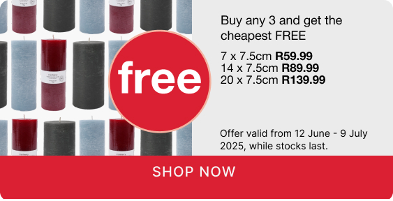 shop candles, shop a candle promotion, buy 4 candles and get the cheapest free