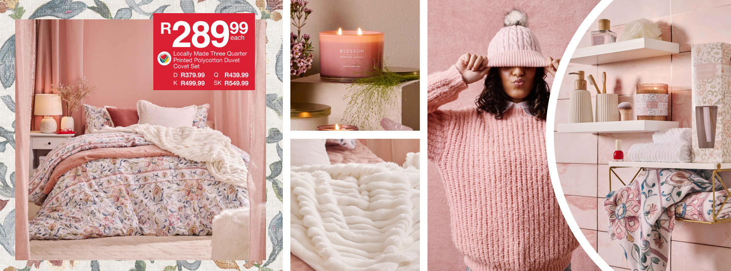 shop a little lovely goes a long way, shop this pink and girly floral bedroom that screams perfection