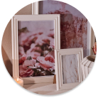 Showcase your memories with elegant picture frames – perfect accents for your home décor.
