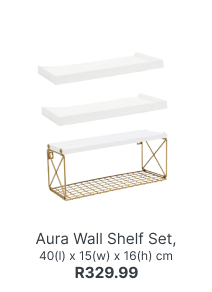 shop aura wall shelf set, shop wall mounted shelves