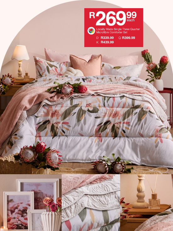 shop blooming lovely is a floral bedroom look