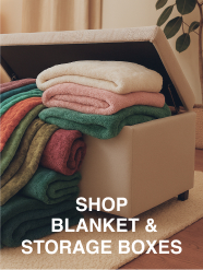 shop Blanket & Storage Boxes