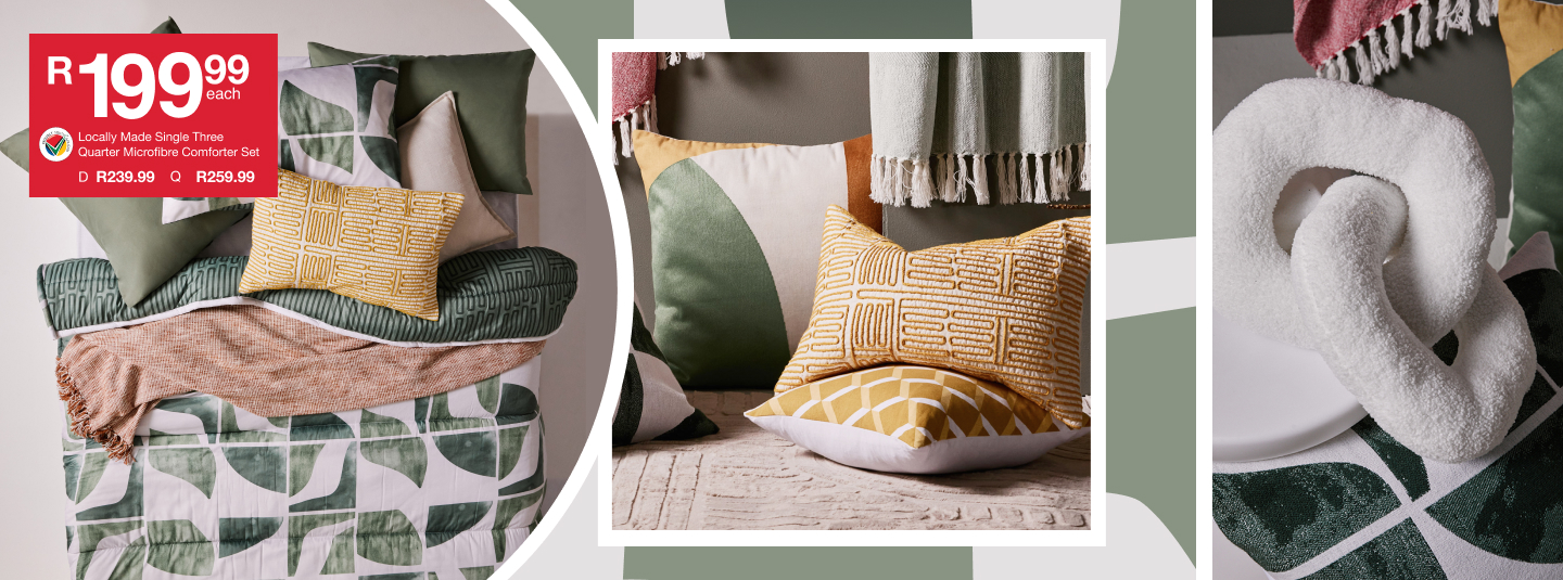 shop soft and snug, a bedroom collection by mr price home