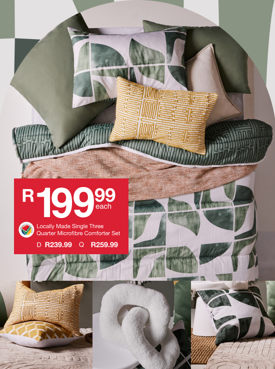 shop soft and snug, a bedroom collection by mr price home