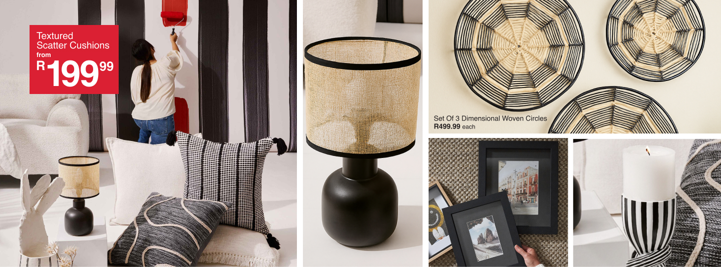 shop a change of art, a decor and lounge collection by mr price home