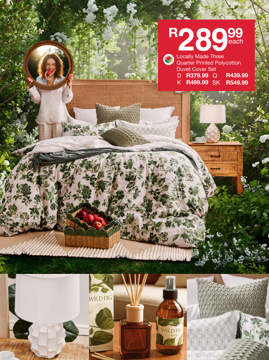 shop once upon a trend, a bedroom collection by mr price home
