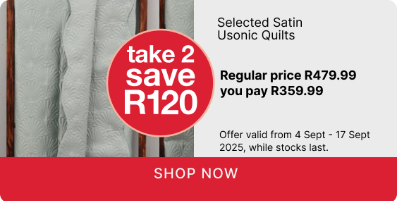 save r120 when you buy selected quilts, quilts promotion