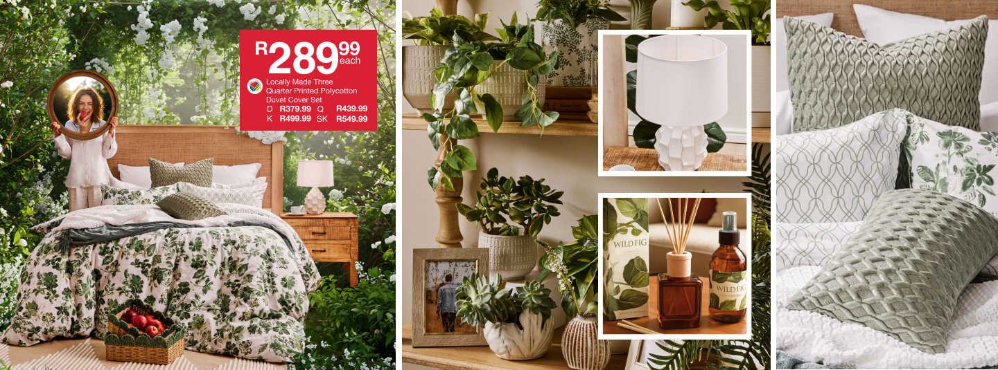 shop once upon a trend, a bedroom collection by mr price home
