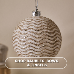 shop mr price homes baubles, bows and tinsel for christmas this year